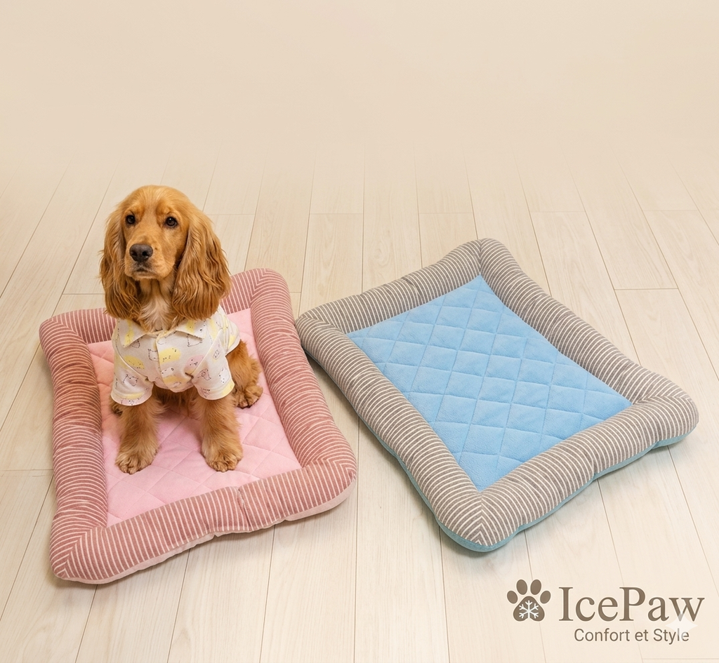 Tapis Rafraîchissant Chien & Chat — Soulagement Instantané de la Chaleur ❄️🐾