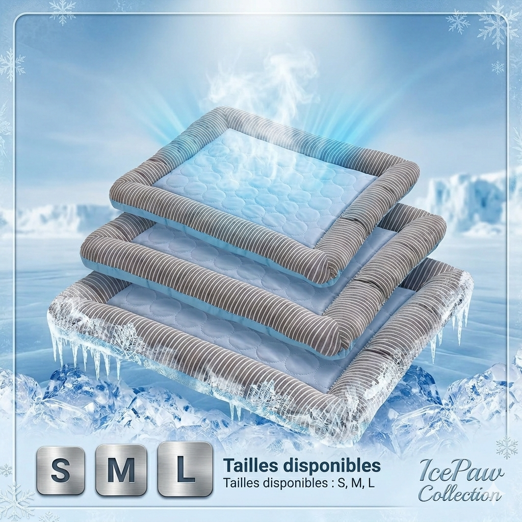 Tapis Rafraîchissant Chien & Chat — Soulagement Instantané de la Chaleur ❄️🐾
