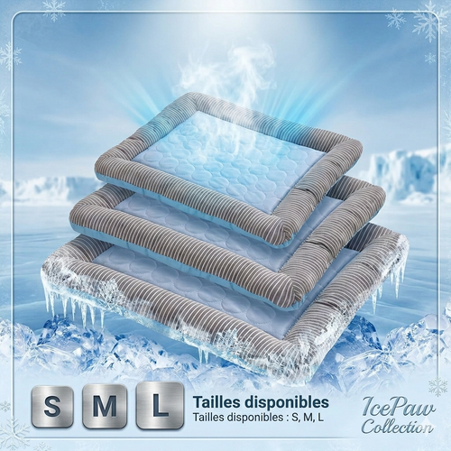 Tapis Rafraîchissant Chien & Chat — Soulagement Instantané de la Chaleur ❄️🐾